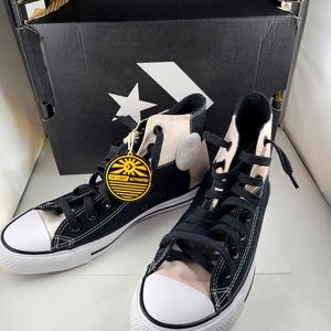 Converse Chuck Taylor AS High Top Canvas White Black Men Sneakers size 7 169895C